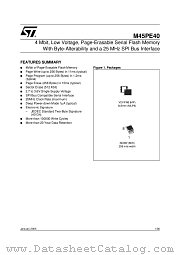 M45PE40-VMF6TG datasheet pdf ST Microelectronics