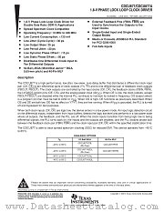 CDCU877AGQLR datasheet pdf Texas Instruments