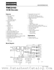 TMC2193KJC datasheet pdf Fairchild Semiconductor