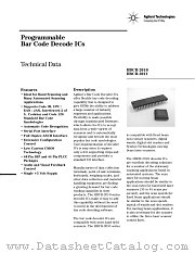 HBCR-2011 datasheet pdf Agilent (Hewlett-Packard)