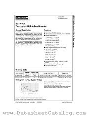 NC7WV04 datasheet pdf Fairchild Semiconductor