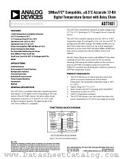 ADT401BRT-REEL datasheet pdf Analog Devices