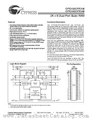 CY7C132-35PC datasheet pdf Cypress