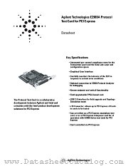 E2969A datasheet pdf Agilent (Hewlett-Packard)