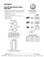 MC10H131FNR2 datasheet pdf ON Semiconductor