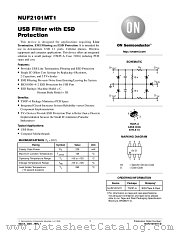 NUF2101MT1 datasheet pdf ON Semiconductor