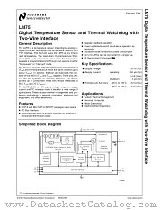 LM75BIM-3 datasheet pdf National Semiconductor