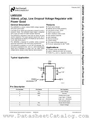 LMS5258MF-1.2 datasheet pdf National Semiconductor