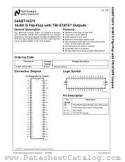 5962-9320101QXA(54ABT16374W-QML) datasheet pdf National Semiconductor