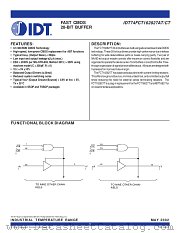 IDT74FCT162827CTPAG datasheet pdf IDT