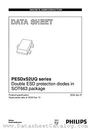PESD3V3S2UQ datasheet pdf Philips