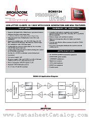 BCM8124 datasheet pdf Broadcom
