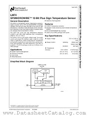 LM74CIMX-3 datasheet pdf National Semiconductor