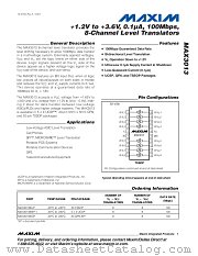 MAX3013 datasheet pdf MAXIM - Dallas Semiconductor