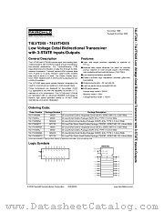 74LVT245SJX datasheet pdf Fairchild Semiconductor
