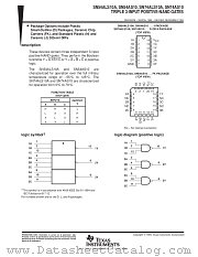 SNJ54AS10FK datasheet pdf Texas Instruments