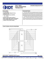 IDT29FCT2052ATQ8 datasheet pdf IDT