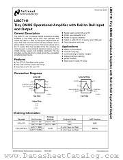 LMC7111BIM5 datasheet pdf National Semiconductor