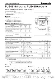 PUB4519 datasheet pdf Panasonic