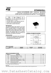 STS9DNH3LL datasheet pdf ST Microelectronics