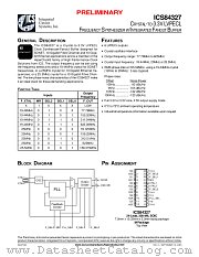 ICS84327 datasheet pdf Texas Instruments
