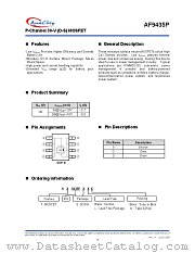 AF9435P datasheet pdf Anachip