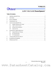 W583L30 datasheet pdf Winbond Electronics