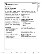 COPCL984-XXX/WM datasheet pdf National Semiconductor