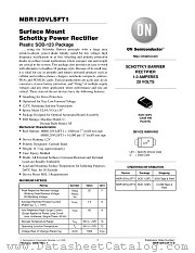 MBR120VLSF datasheet pdf ON Semiconductor