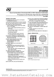 ST19XR34 datasheet pdf ST Microelectronics
