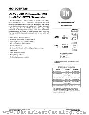 MC100EPT25D datasheet pdf ON Semiconductor