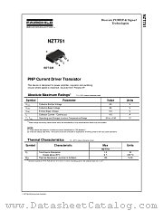 NZT751_NL datasheet pdf Fairchild Semiconductor