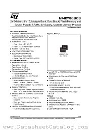 M74DW66500B70ZT datasheet pdf ST Microelectronics