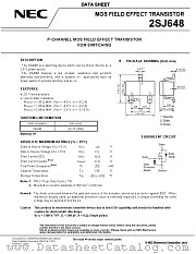 2SJ648 datasheet pdf NEC