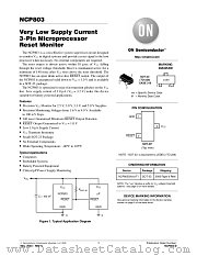 NCP803SN438T1 datasheet pdf ON Semiconductor