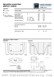 MQF10.7-1500/24 datasheet pdf Vectron