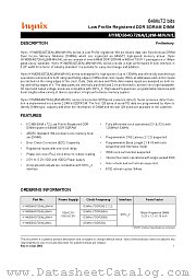 HYMD564G726A(L)8M-K datasheet pdf Hynix Semiconductor