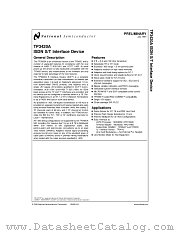 TP3420AN308 datasheet pdf National Semiconductor