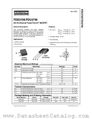 FDD3706_NL datasheet pdf Fairchild Semiconductor