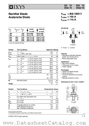 DSI75-08B datasheet pdf IXYS
