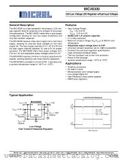 MIC49300 datasheet pdf Micrel Semiconductor
