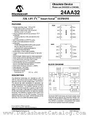 24AA32 datasheet pdf Microchip