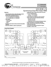 CY7C09359AV-12AI datasheet pdf Cypress