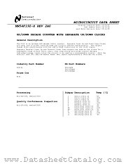 54F192DMQB datasheet pdf National Semiconductor