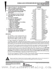 CDC925DLR datasheet pdf Texas Instruments