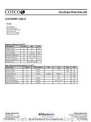 LC512GWN1-25Q-A datasheet pdf Marktech Optoelectronics