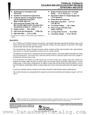 TLE2024AMFK datasheet pdf Texas Instruments