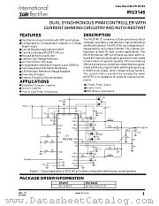 IRU3146CF datasheet pdf International Rectifier