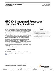 MPC8245 datasheet pdf Freescale (Motorola)