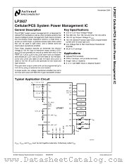 LP3927ILQX-AJ datasheet pdf National Semiconductor